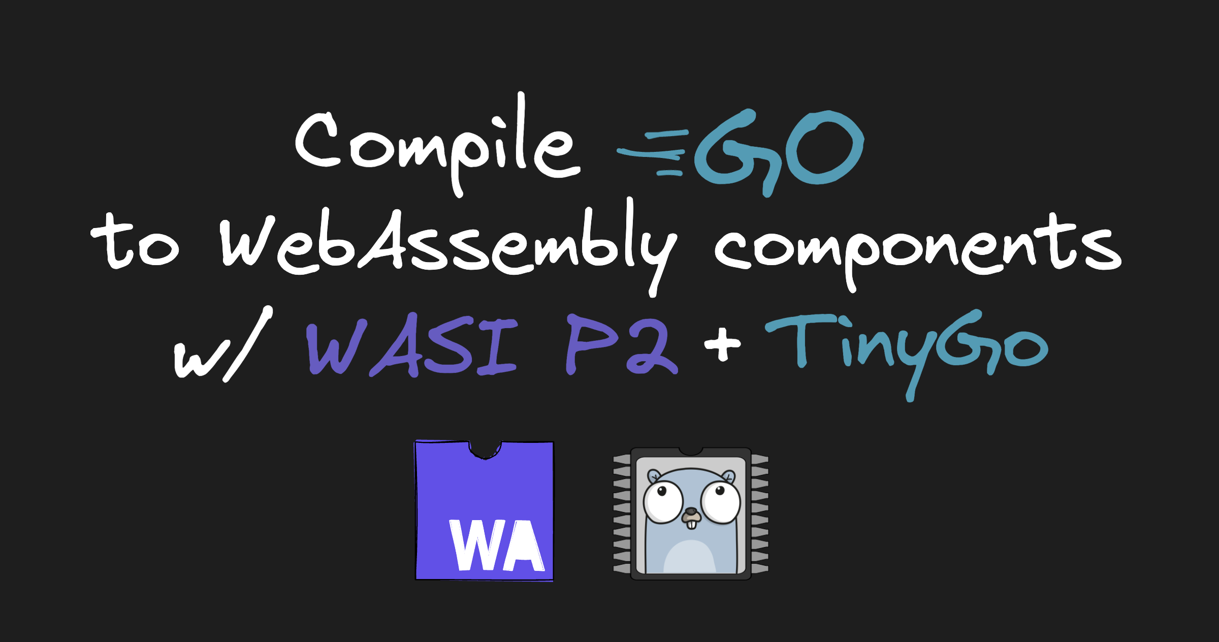 Write idiomatic Go and compile to a Wasm component